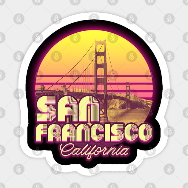 San Francisco California travel Sticker by SerenityByAlex